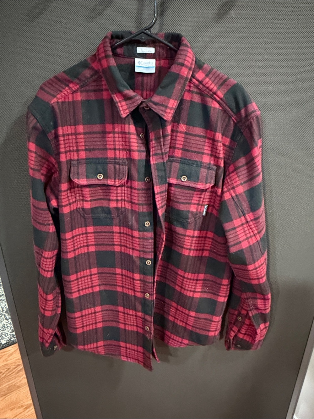 Columbia regular fit flannel jacket size large